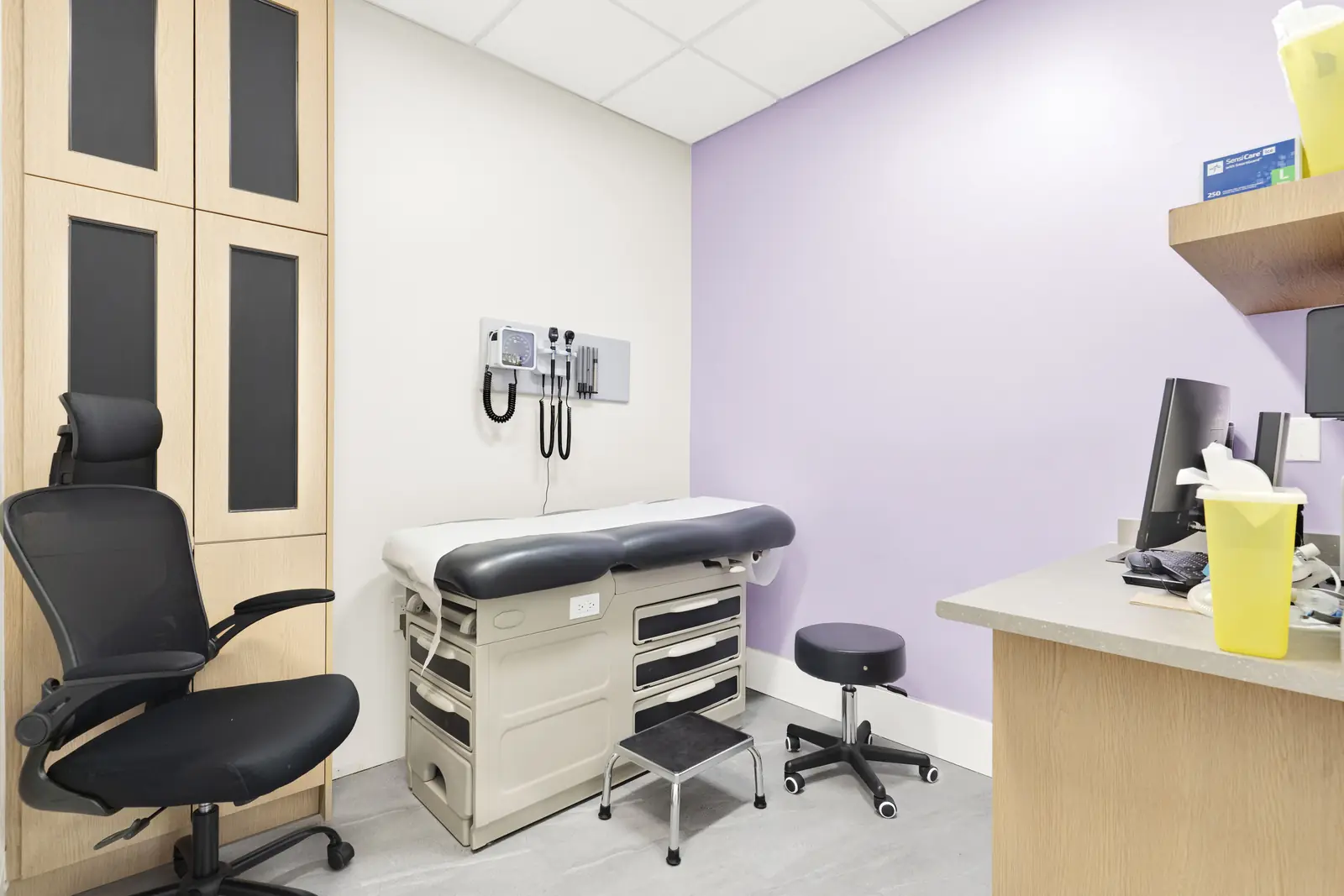 Private exam room at Meadowridge Medical Clinic